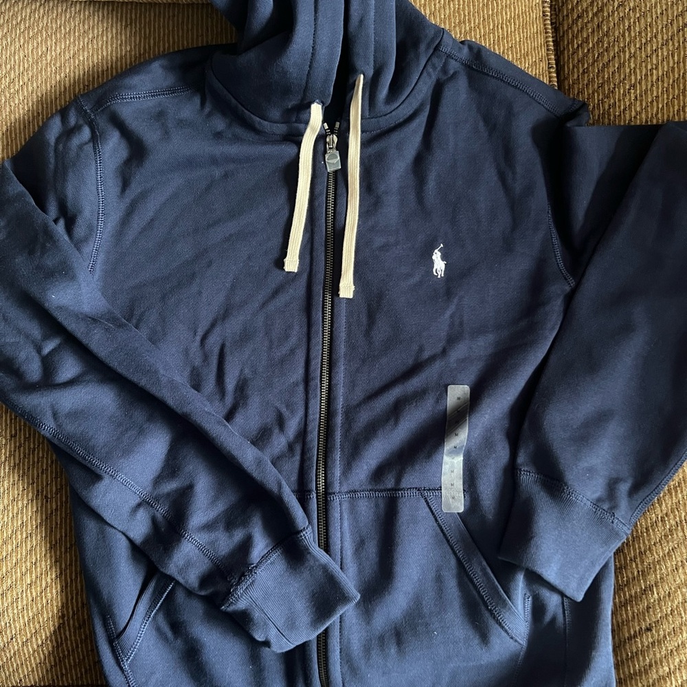 NAVY BLUE RALPH LAUREN HOODIE
